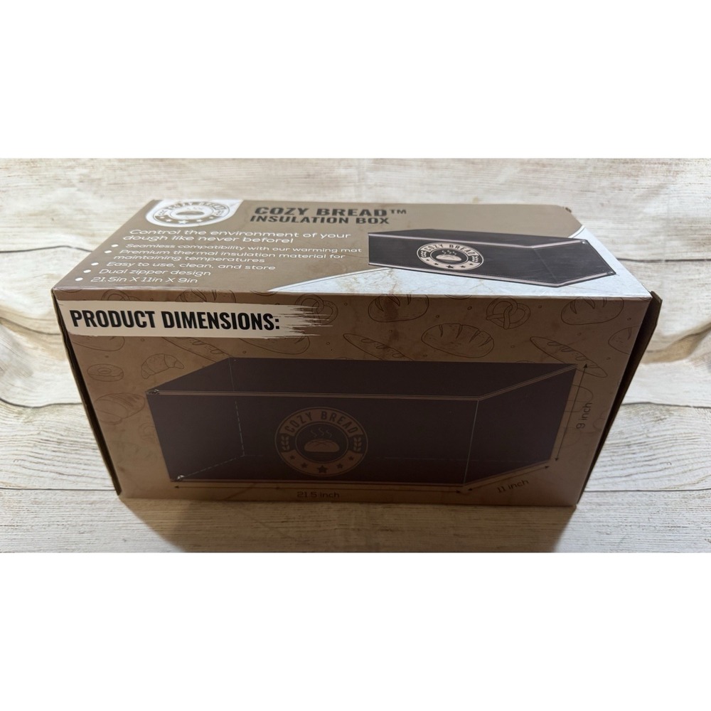 Cozy Bread Insulation Box Thermal Insulation Dual zipper design New in Box